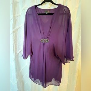 Laura size 6 Purple Dress